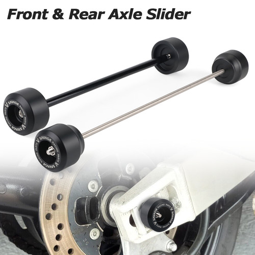 Front rear wheel axle slider - front&rear,