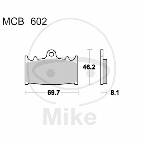 Carbon brake pads crq - crq, trw