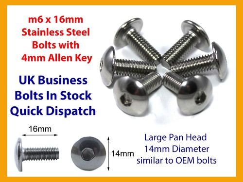 Stainless steel bolts x - bolts, m6