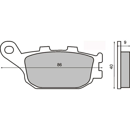 Pair brake pads - pair, for