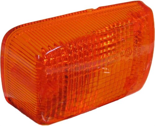 Indicator lens front amber - indicator,