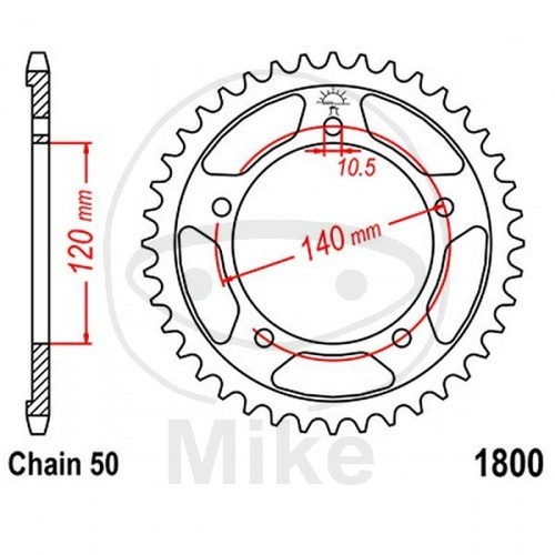 Crown teeth 530 silver - 47,