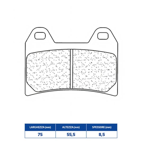 Brake pads 2539xbk5 sintered - brake,