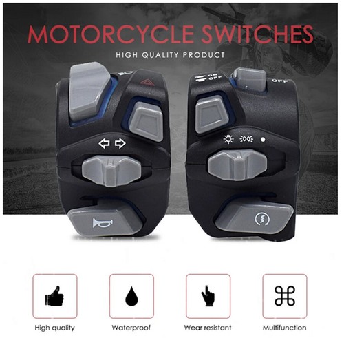 Pair motorcycle handlebar - 7/8",