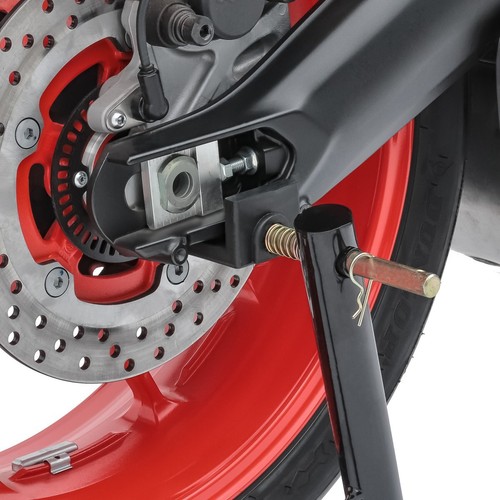 Rear wheel mounting - , stand