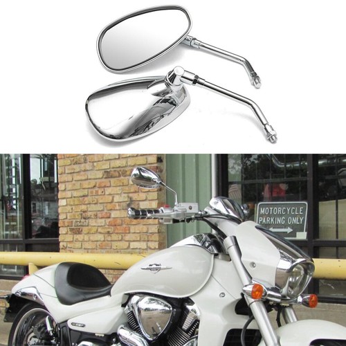 Chrome motorcycle side mirrors - motorcycle,