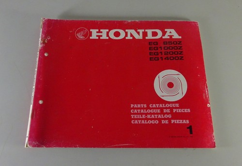 Parts catalog honda generator - catalog,
