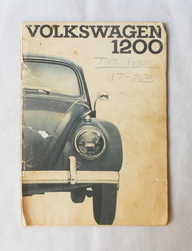 1963 volkswagen 1200 owners - 1200,